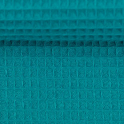 Waffelpiqué Nelson - aqua